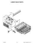 Diagram for 11 - Lower Rack Parts