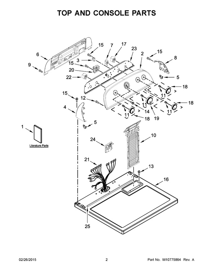 Diagram for WGD4975EW0