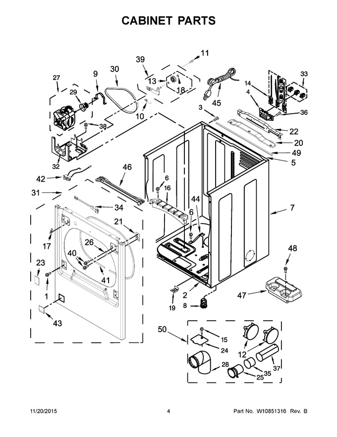 Diagram for WGD8000DW2