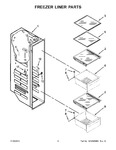 Diagram for 05 - Freezer Liner Parts