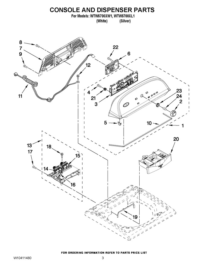 Diagram for WTW5700XL1