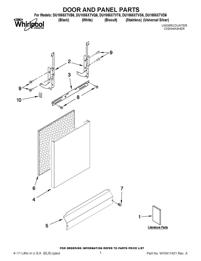 Diagram for DU1055XTVT6