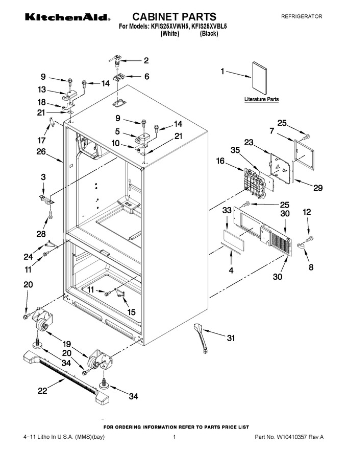 Diagram for KFIS25XVBL5