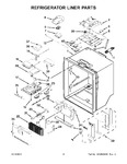 Diagram for 03 - Refrigerator Liner Parts