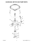 Diagram for 05 - Gearcase, Motor And Pump Parts