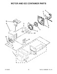 Diagram for 10 - Motor And Ice Container Parts