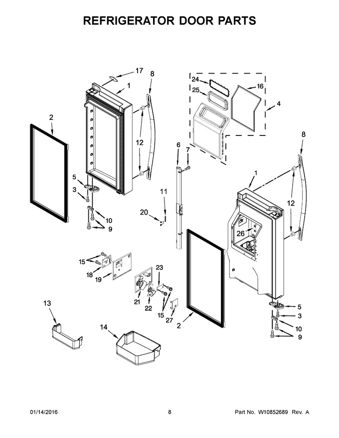 Diagram for WRV976FDEM01