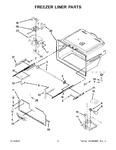 Diagram for 04 - Freezer Liner Parts
