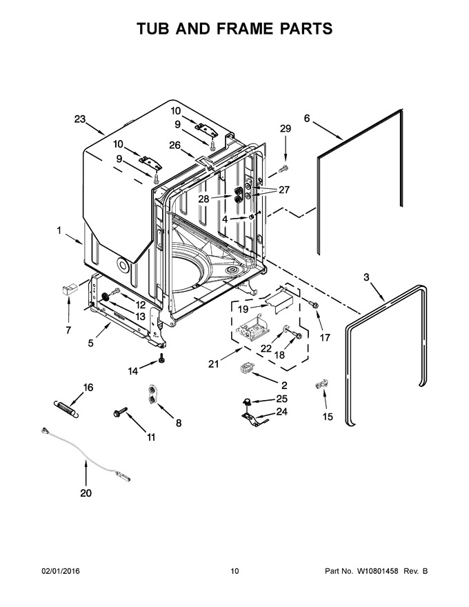 Diagram for WDT780SAEM0