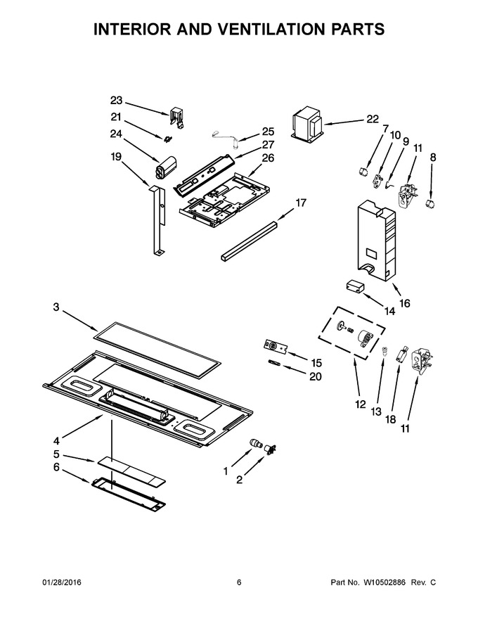 Diagram for WMH2175XVT3