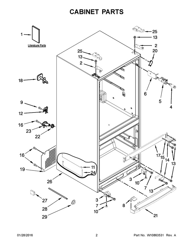 Diagram for WRF560SEYB05
