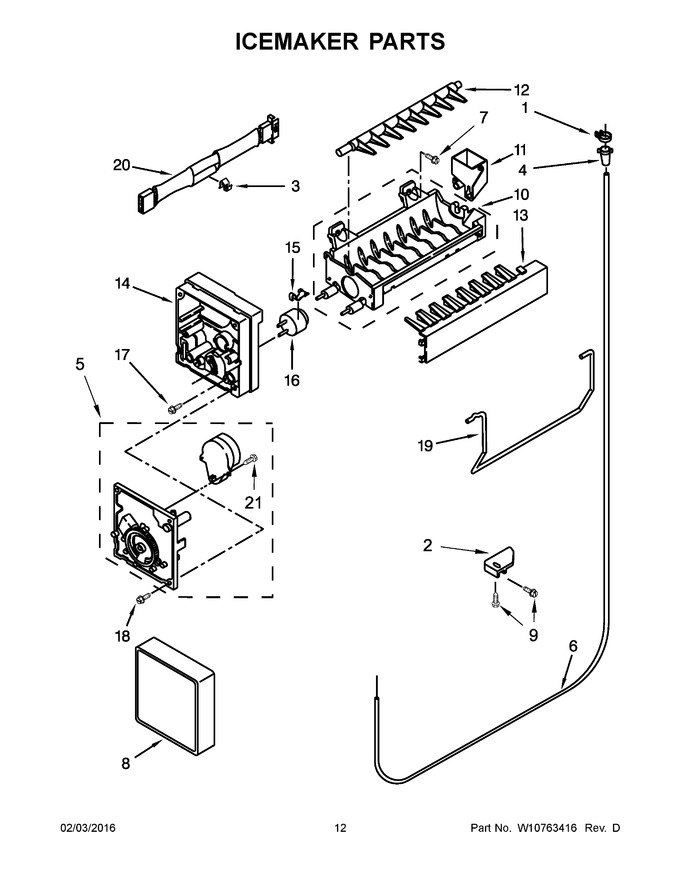 Diagram for WRT318FMDM00