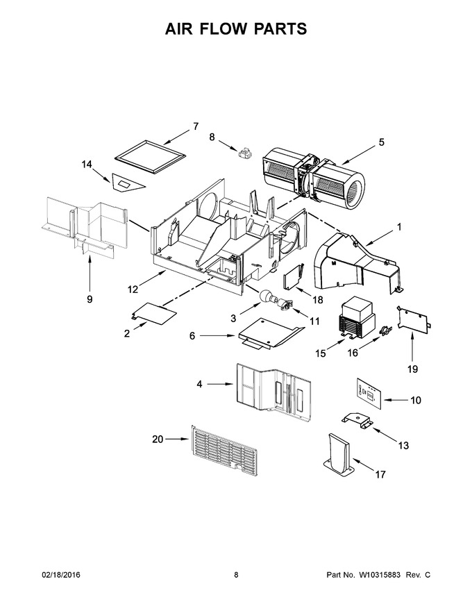 Diagram for WMH1163XVD0