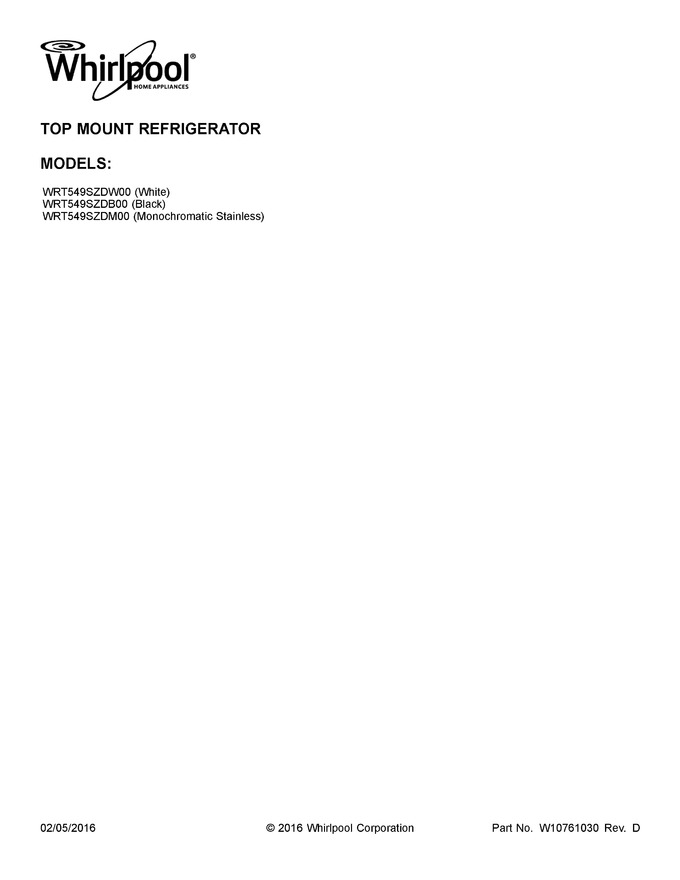 Diagram for WRT549SZDB00