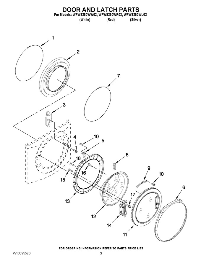 Diagram for WFW9250WR02