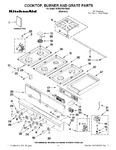 Diagram for 01 - Cooktop, Burner And Grate Parts