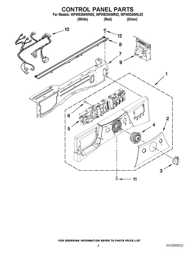 Diagram for WFW9250WR02