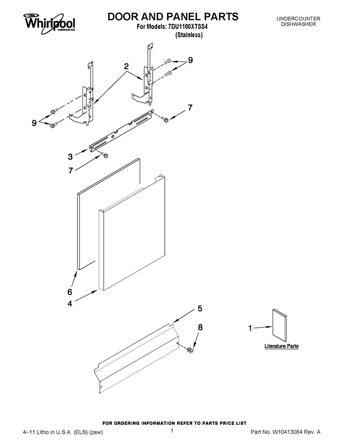 Diagram for 7DU1100XTSS4