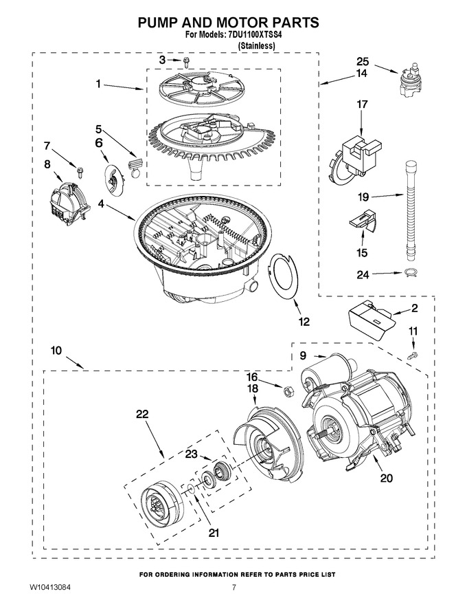 Diagram for 7DU1100XTSS4