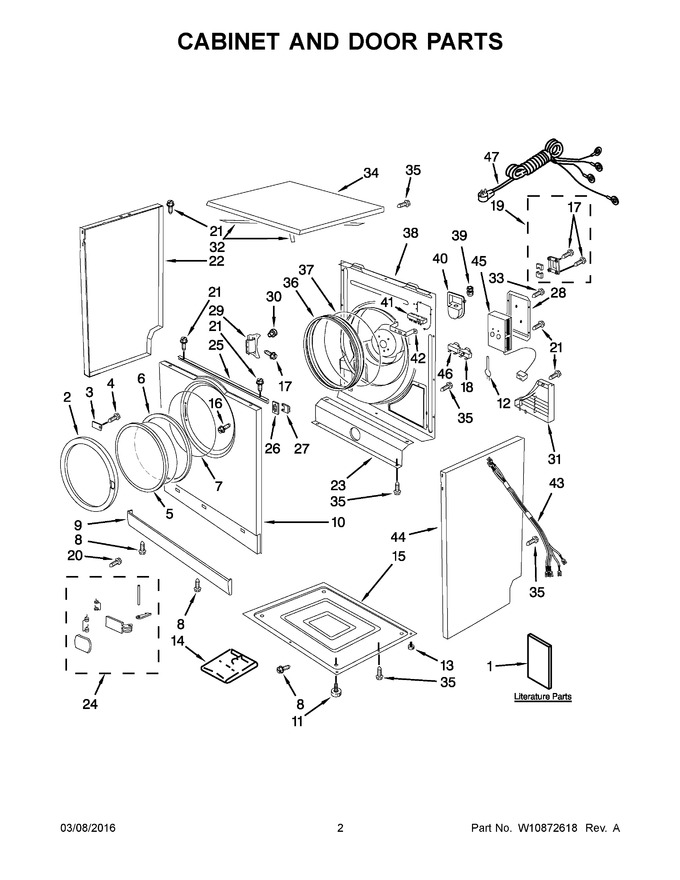 Diagram for YWED7500VW2