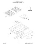 Diagram for 02 - Cooktop Parts
