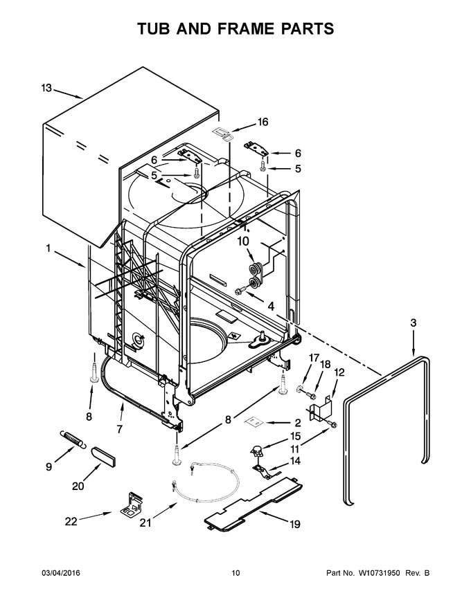 Diagram for WDT720PADH0