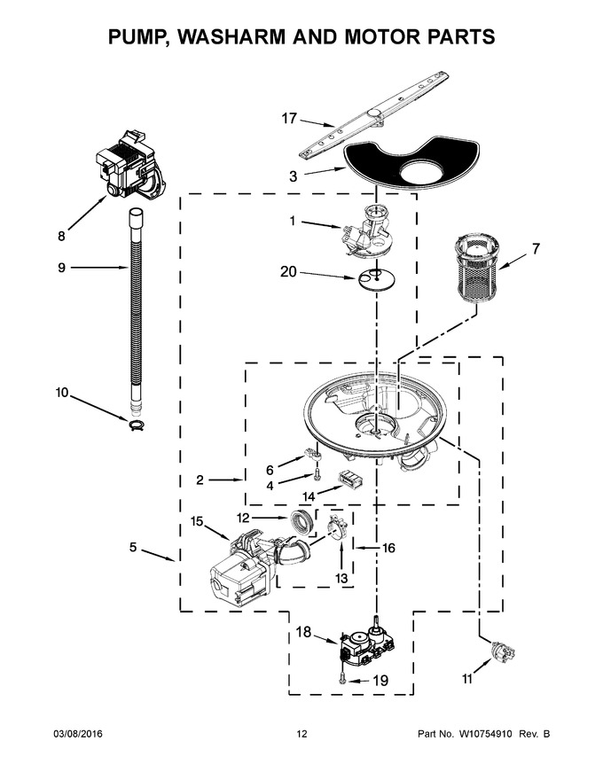 Diagram for WDT720PADE1