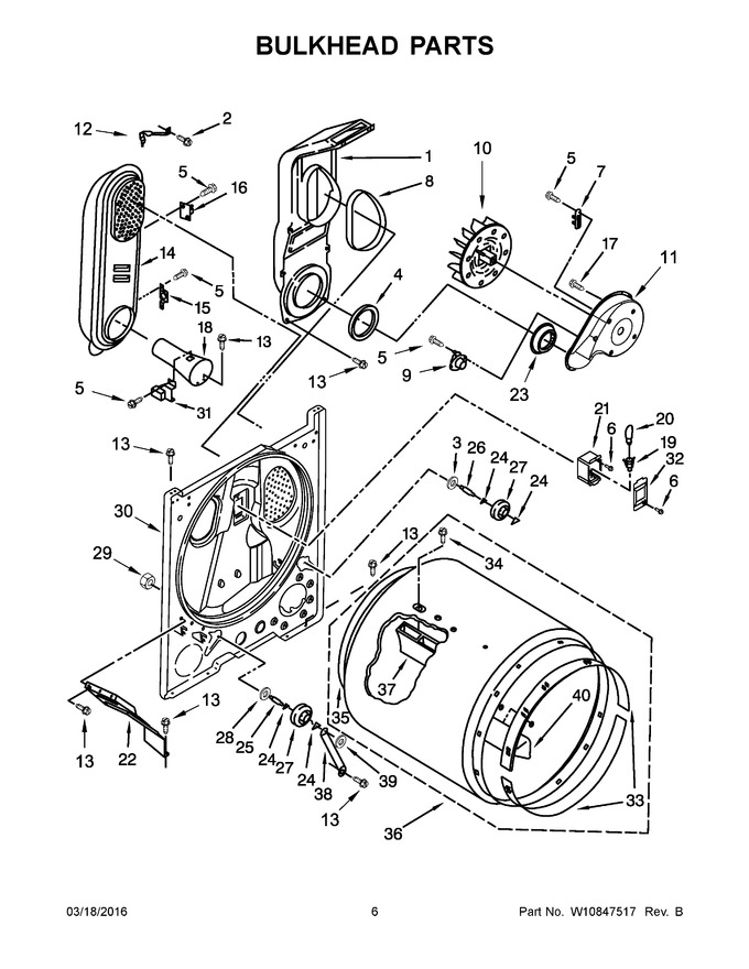 Diagram for WGD4810EW1