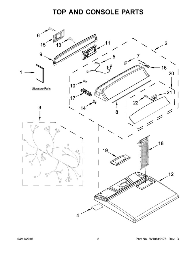 Diagram for YWED7300DW1