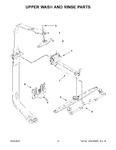 Diagram for 08 - Upper Wash And Rinse Parts
