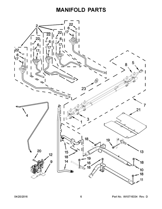 Diagram for WEG730H0DW0
