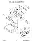 Diagram for 02 - Top And Console Parts