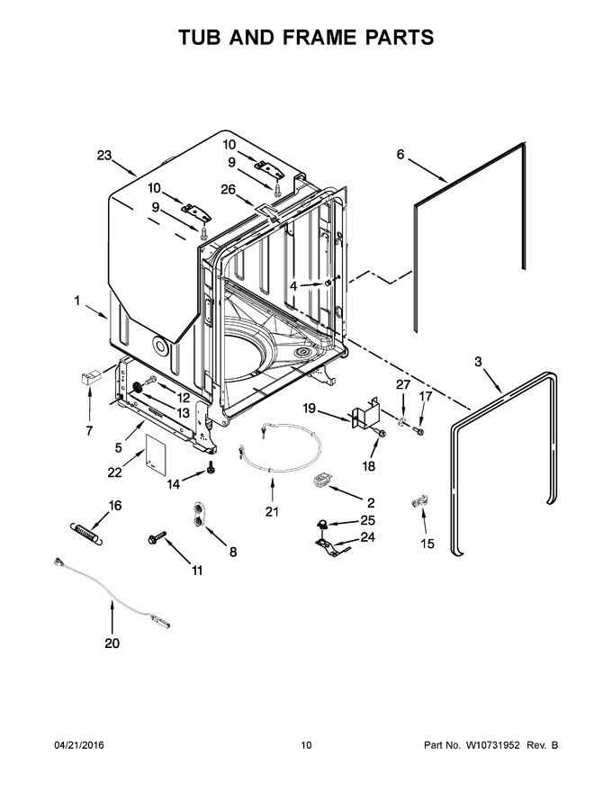 Diagram for WDT920SADE0
