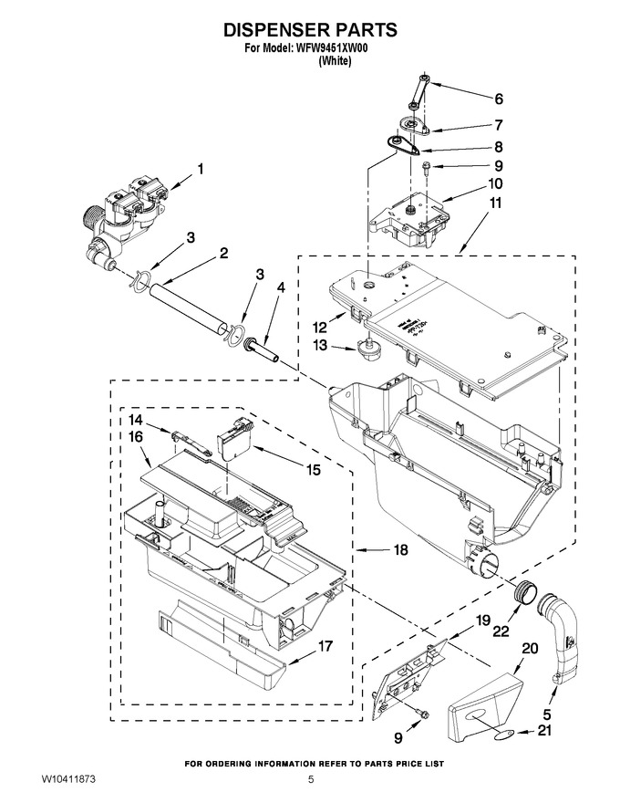 Diagram for WFW9451XW00