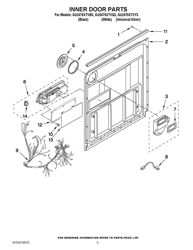 Diagram for GU2475XTVQ3
