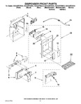 Diagram for 08 - Dispenser Front Parts