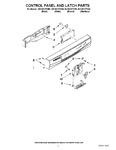Diagram for 02 - Control Panel And Latch Parts