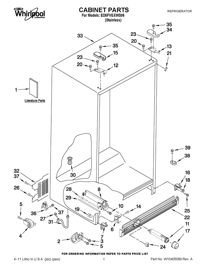 Diagram for ED5FVGXWS06