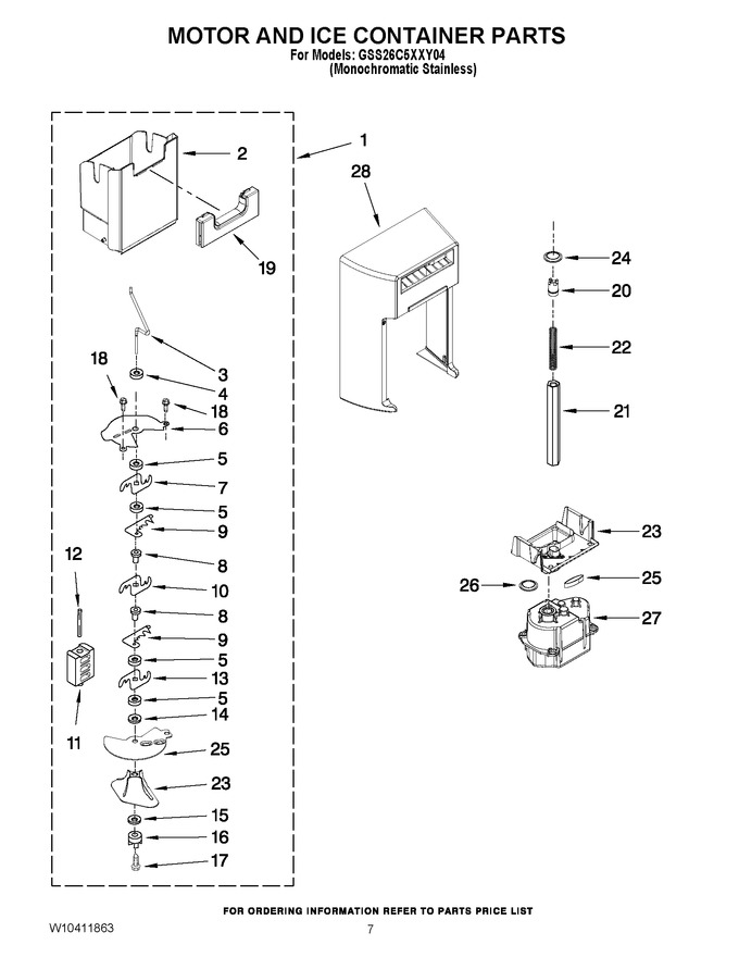 Diagram for GSS26C5XXY04