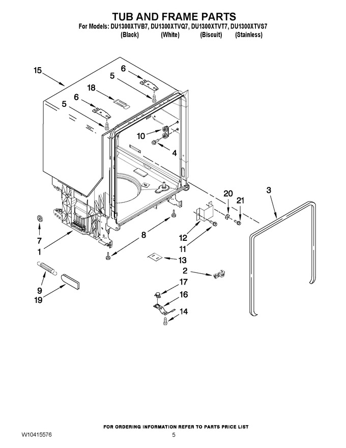 Diagram for DU1300XTVT7