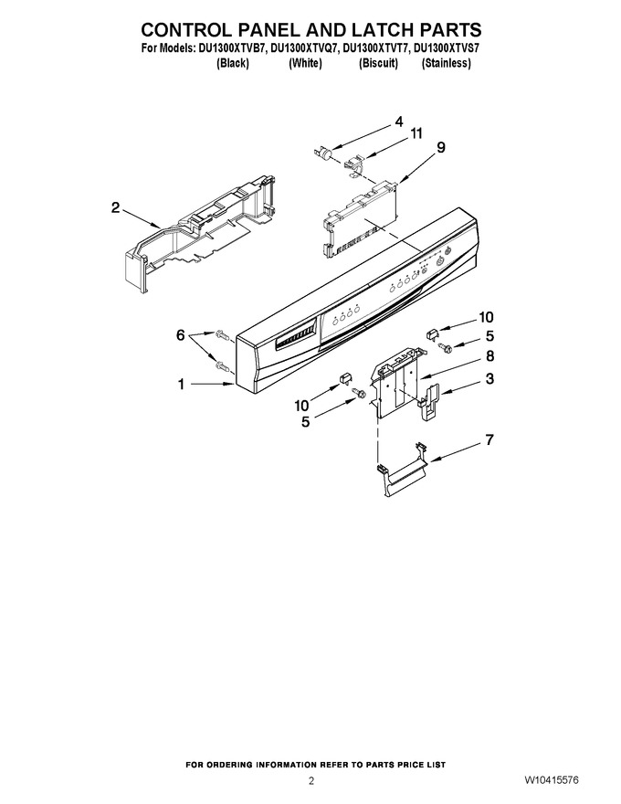 Diagram for DU1300XTVQ7