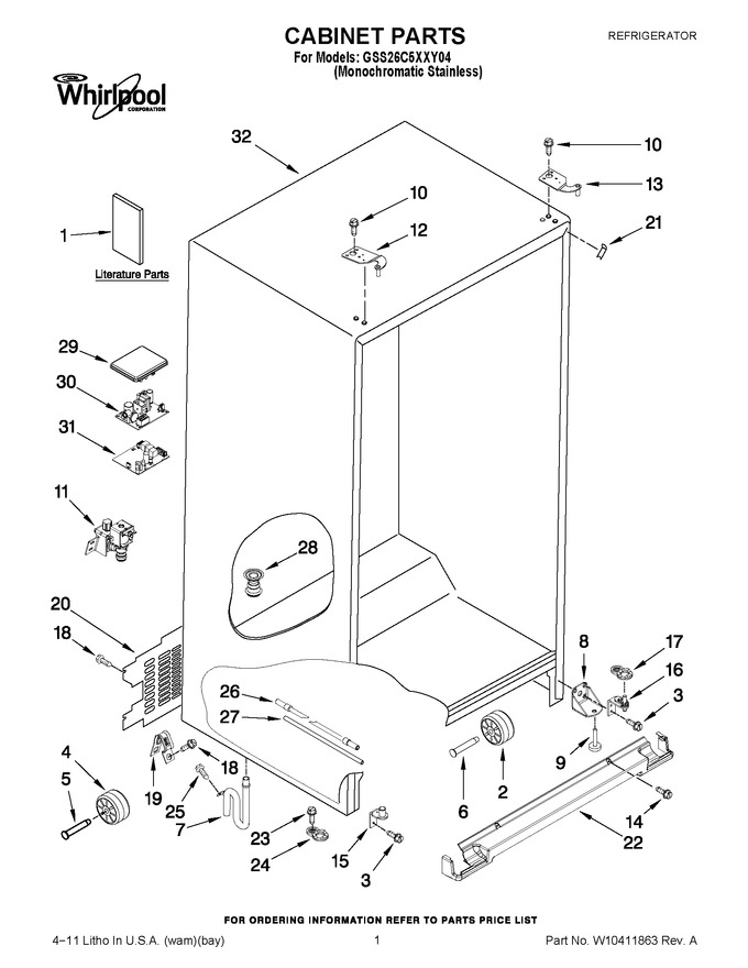 Diagram for GSS26C5XXY04