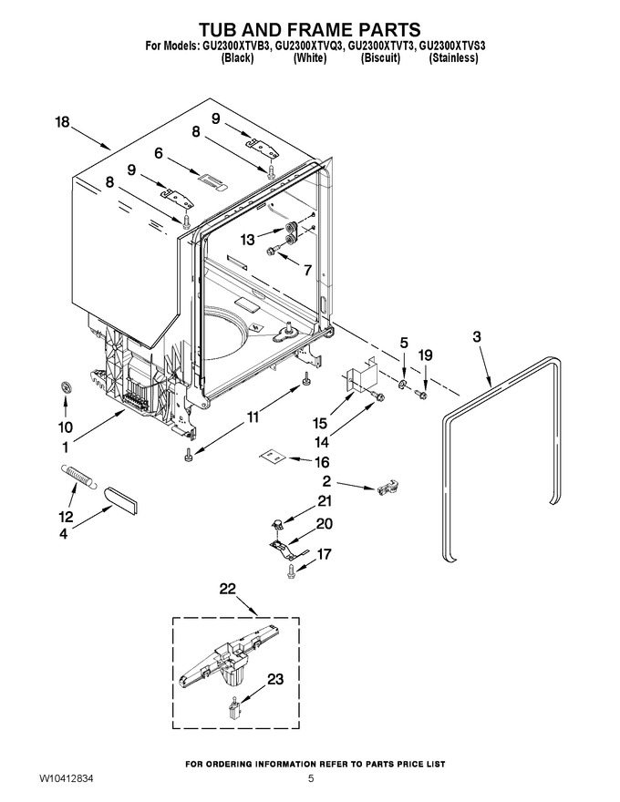 Diagram for GU2300XTVB3