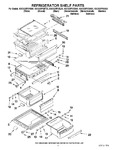Diagram for 03 - Refrigerator Shelf Parts