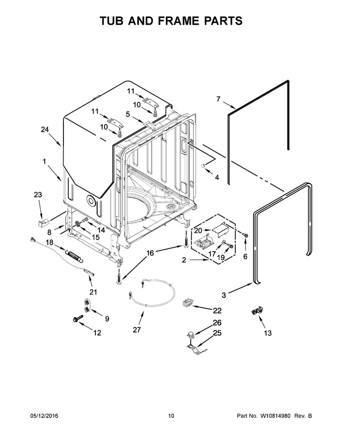 Diagram for KDTE104EWH1