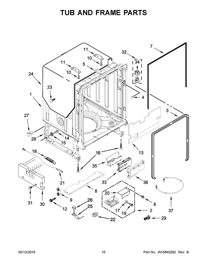 Diagram for KDTM384ESS0