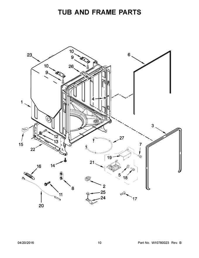 Diagram for WDF760SADB1
