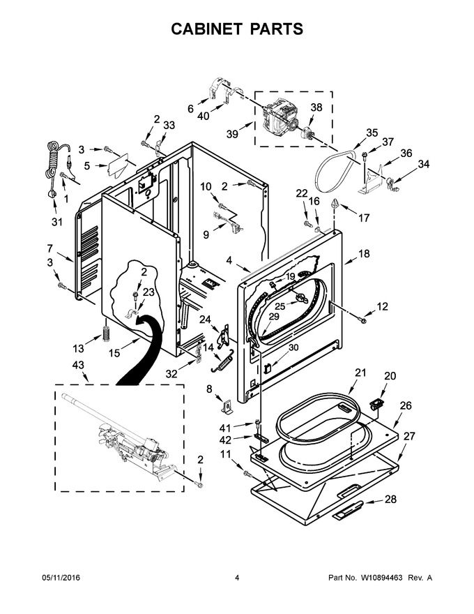 Diagram for WGD4915EW2