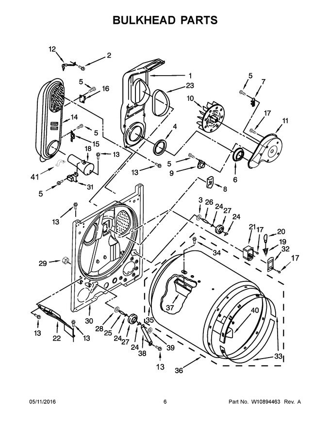 Diagram for WGD4915EW2