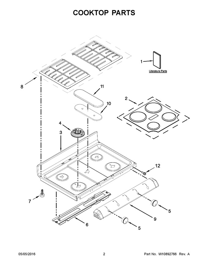 Diagram for WGG755S0BH07